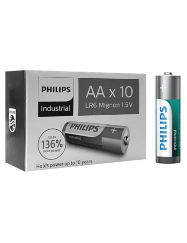 PHILIPS LR6I10C/10 Endüstriyel AA Pil – 10’lu Karton Kutu