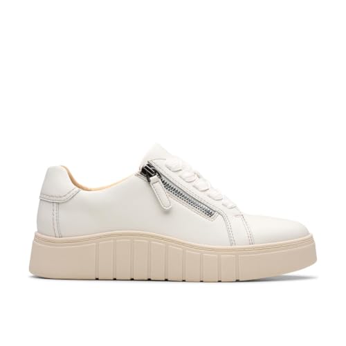 Clarks Mykah Joy, Mujer, Blanco Roto Lea, 38 EU