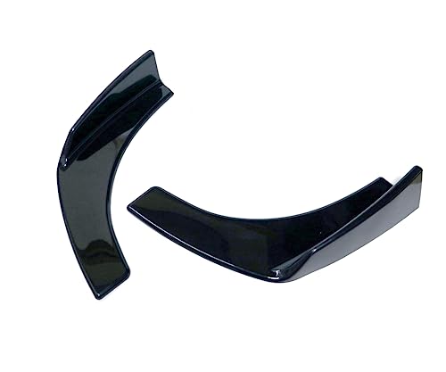 汎用Bタイプ ブラック フロントリップスポイラー アンダーカナード スプリッター ディフューザー WRX S13 S14 S15 JZX100 180SX 86BRZ ドリ車