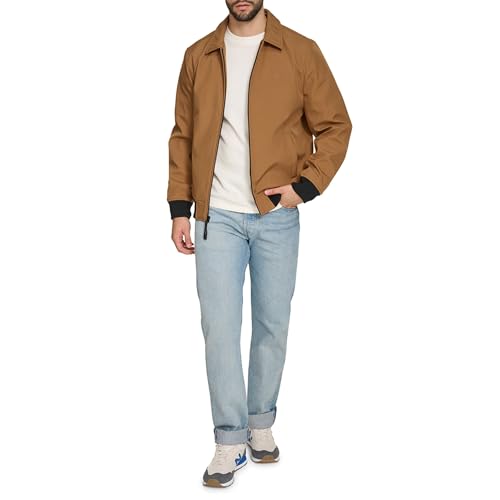 Image of Levi's Men's Men's Lightweight Softshell Varsity Rib Knit Bomber Jacket
