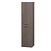 Wyndham Collection Amare Wall-Mounted Bathroom Storage Cabinet in Grey Oak (Two-Door)