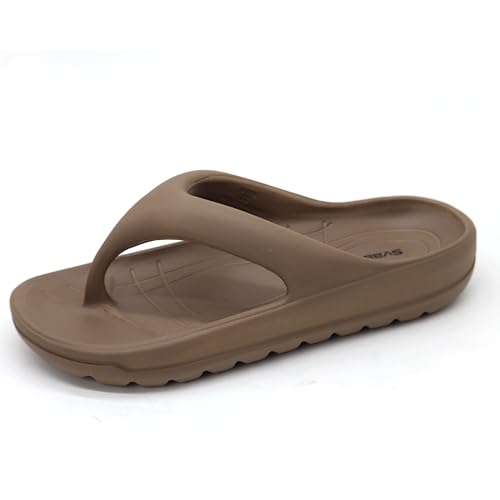 Image of SVAAR Soft EVA Slippers for Men | Stylish Anti-Skid Flip-Flops with Arch Support & Bouncy Sole | Lightweight Indoor Outdoor Comfort