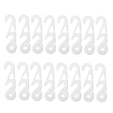 FIXOSHEE 30 Stück Maskenverlängerungshaken Weiß S förmige Verstellbare Ohrschlaufenverlängerung Maskenbänder Entlastung für Ohrdruck Kompatibel mit Meisten Ohrmasken