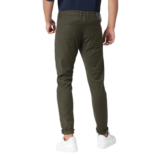 Image of Pepe Jeans Men's Mid Rise Regular Fit Jeans