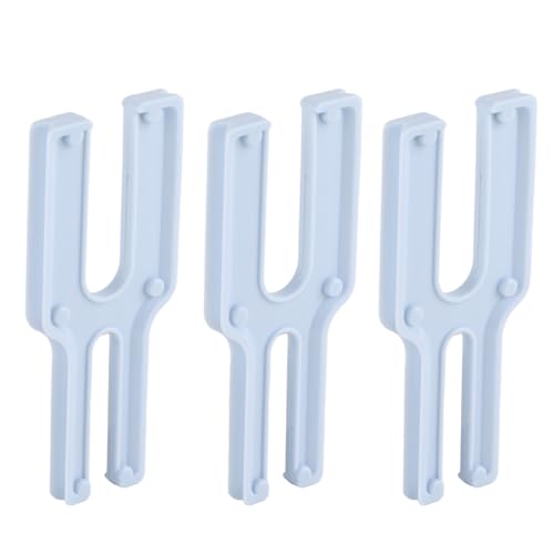 Sunicon 3pcs Fluff Ball Weaver, DIY Handcraft Plastic Pompom Maker Weaver Tool for Scarf Knitted Hat