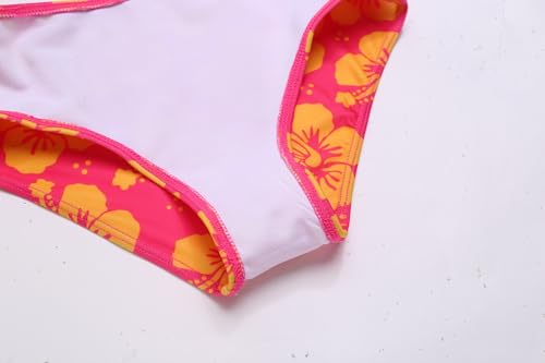 Image of Arshiner Girls Bikini Beach Swimwear 2 Piece Swimsuits Floral Printing Bathing Suits