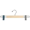 Richards Homewares solido legno di frassino gonna appendiabiti con clip