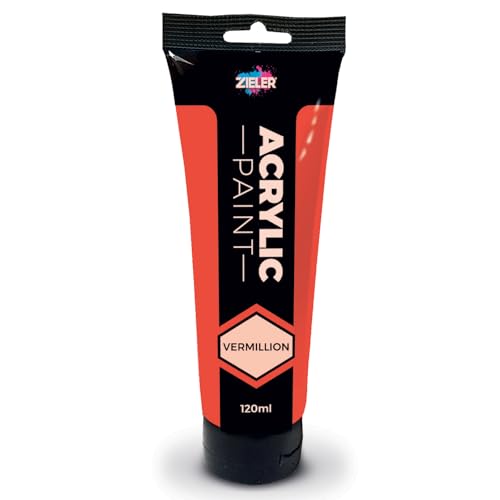 Zieler Peinture acrylique 120 ml (vermillon)