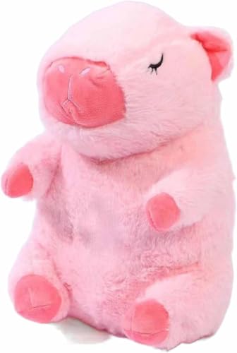 Jade Plushies, Jade Sleepy Otter, Breathing Stuffed Animal for Adults, with Music Gentle Lights and Rhythmic Breathing Motion Anxiety Relief Portable Plush Sound Machine Machine Washable (D)