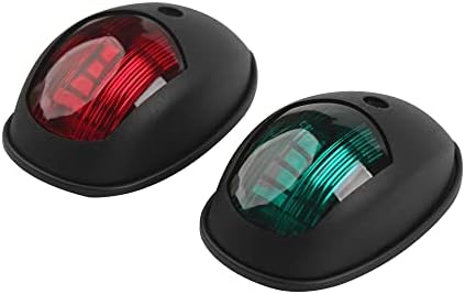 Sebnux Boat Navigation Light, Marine Navigation Lights, Bow Light for Boats Led. Ideal for Pontoon and Small Boat (Black)