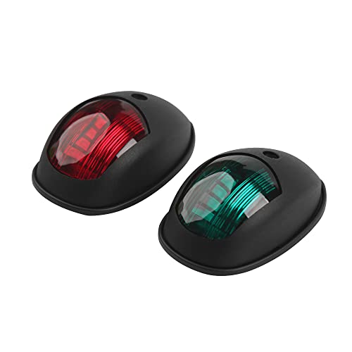 Sebnux Boat Navigation Light, Marine Navigation Lights, Bow Light For Boats Led. Ideal For Pontoon And Small Boat (Black) #TOP29