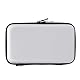 Tragetasche für Spielkonsolen, Hartschale, Schützende Reisetasche für New 2DS XL, 2DS LL, New 3DS, 3DS mit 8-Slot-Kartuschenhalter, Leicht und Tragbar, Wasserabweisend (Silver)