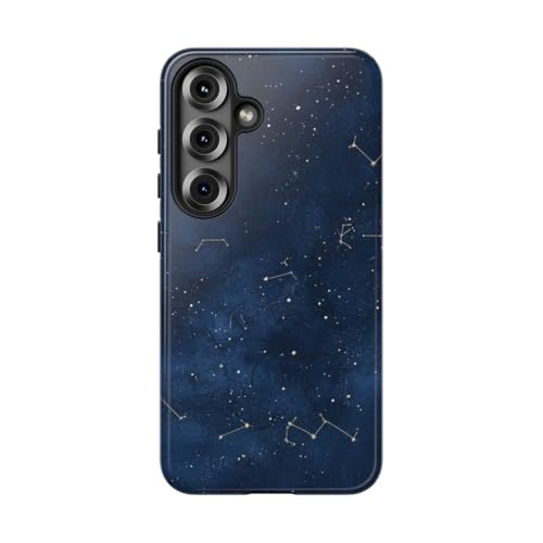 Coque Samsung S25 constellation bleu foncé : finie la peur des rayures
