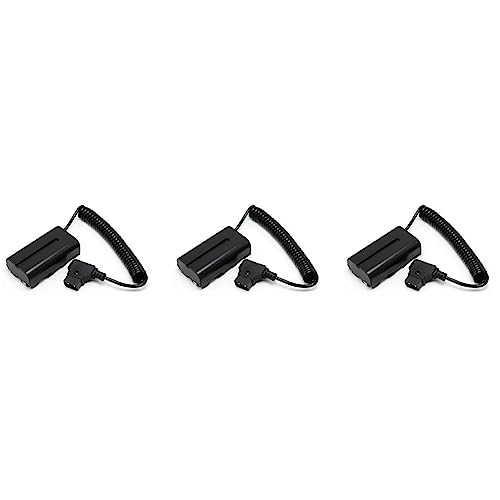 Câble D-Tap vers F550 enroulé pour alimenter un moniteur sans coupure