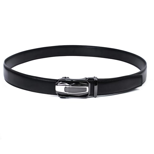 Image of WildHorn Men's Genuine Leather Belt for Men| Premium Auto-Lock Buckle | Adjustable up to 48 inch | Formal & Casual Wear | Micro-Adjust Fit | Stylish Gift Box Included