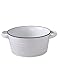 Produktbild PHH Keramikschale Suppenschüssel Keramikgeschirr Binaural Bowl Home Dining Bowl Zwei Stil Weiß Kleine 6"und Große 8" (Color : Capacity:1080ML)