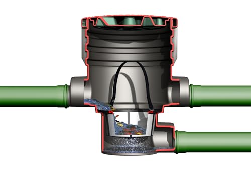 Erdfeinfilter mit DN 100 extern begehbar