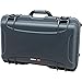 NANUK 935 Hard Case with Padded Divider – Waterproof Equipment Case with Wheels, 22” x 14” x 9” – Dustproof and Impact Resistant, Airline Carry-On Approved – Graphite