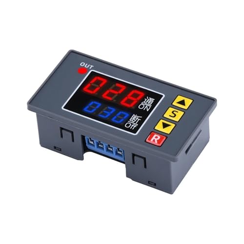 Relé de retardo de tiempo digital para solucionar desajustes de sincronización en ciclos DC 24V
