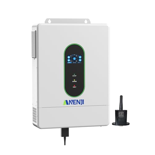 12000W Hybrid Solar Inverter 48V,120/240V Split-Phase,Dual MPPT Max. 220A Battery Charging,Parallel...