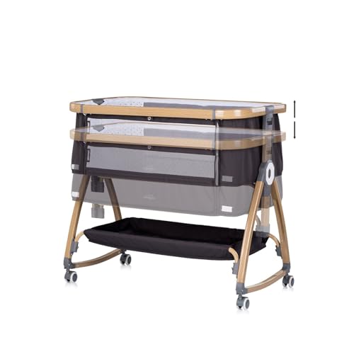 Lit bébé cododo confortable pour des nuits douces en gris anthracite - 7