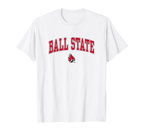 Ball State Cardinals Arch Over Logo Officially Licensed T-Shirt