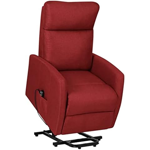 vidaXL Aufstehsessel, Sessel Relaxsessel mit Liegefunktion, Fernsehsessel Verstellbare Rückenlehne Fußstütze Cover