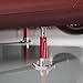 JACK BOSS 3 Ton (6000 lbs) Aluminum Lightweight Jack Stands with Locking Support Pins for Cars,SUVs, and Light Duty Trucks,1 Pair