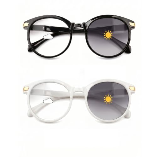 Image of Round Kids Blue Light Glasses, Ages 2-6