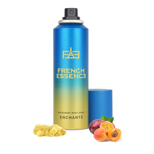 Image of FRENCH ESSENCE Deodorant Spray Perfume /Deodorant for women /women Deodorant /Body Spray for women,Long Lasting Fragrance, Fresh Scent (Enchante) 150 Ml (Pack of 4)