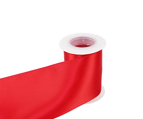 Joycrosso 75mm Double Faced Satin Ribbon 4.5 Meters-Roll Set for Chair Sash Gift Wrapping Party Favor Home Decoration Craft Supplies - Image 2
