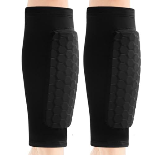 Protector de espinilla, protector de Shinbang | Espinilleras de nido de abeja Soccer Adulto,Espinilleras de esquí transpirable Shin Defender, espinilla de esquí para botas de
