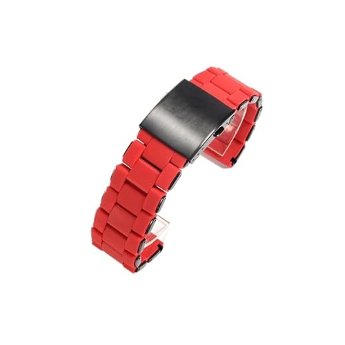 [BYTDBSN] VRR[eBOX`[EHb`ohBDiesel RED MAGIC Black Warrior Aerospace Friday Panerai Xgbv 24 26 28mm Ή(Red,26mm)