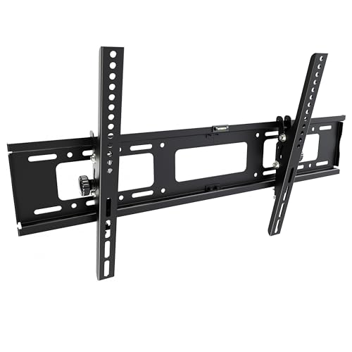 RICOO Soporte TV Pared Fijo Extraplano Inclinable Televisión 37-75" (94-191cm) R17 Universal Televisor LED/LCD/Curvo VESA 300x200-600x400