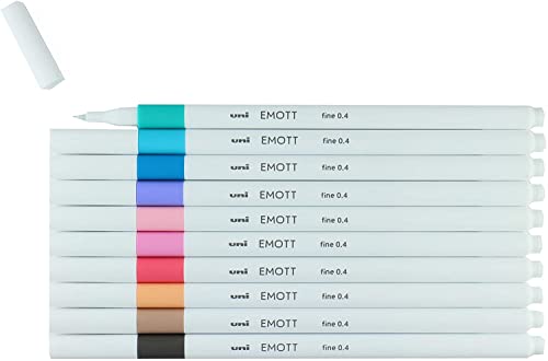 Image of Uni Mitsubishi Water-Based Pen EMOTT 10 Color PEM-SY10C No2