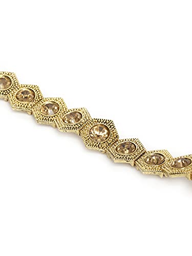 Gold-Plated AD-Studded Handcrafted Jewellery Set