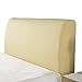 Housse de tête de lit pour lit double, housse de protection élastique, entièrement enveloppante, de style européen, douce, lavable, 170-190 cm, jaune