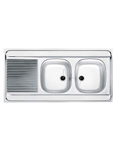 Franke - Evier Inox Habitat a poser 120 x 60r