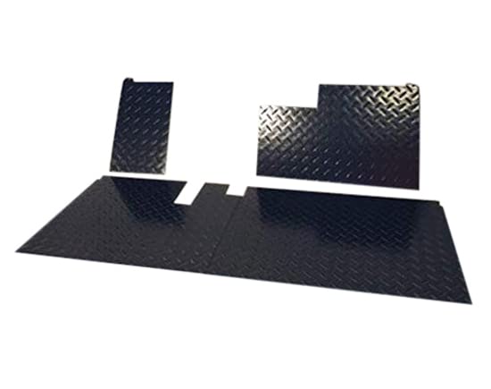 Yamaha G8 G14 G16 G19 G21 G22 Diamond Plate Floor Cover Kit 4 piece kit BLACK