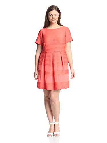 Taylor Dresses Women's Plus-Size Fit-and-Flare Dress