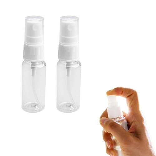 20ml Spray Bottle, 2 PCS Travel Spray Bottle Mini Spray Bottle Small Spray Bottles 20ML Transparent Plastic Fine Mist Sprayer Bottles with Flip Caps Holiday Travel Bottle