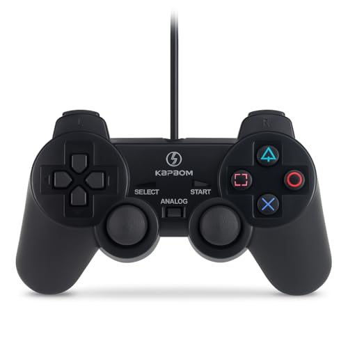 Controle USB Gamer — Plug & Play para PC e Notebook, Ergonomia An...
