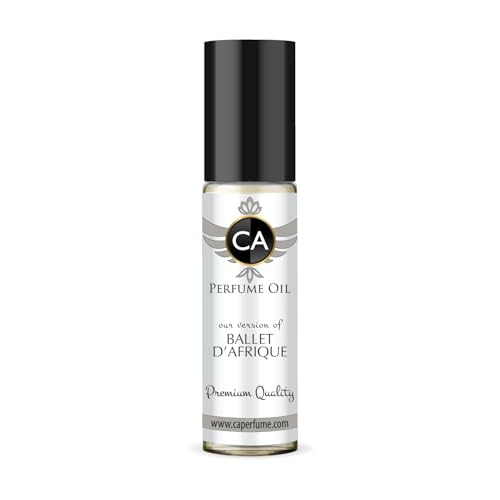 CA Perfume Impression of Ballet D'afrique Unisex Fragrance Oil Amber Woody Scent Long Lasting Perfumes for Women &amp; Men Travel Size TSA Ready Mini Parfum Body Oil Roll-on 0.33 Fl Oz 10ml