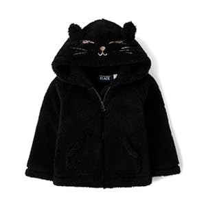 The Children’s Place Baby Girls’ and Toddler Long Sleeve Sherpa Zip-up Hoodie