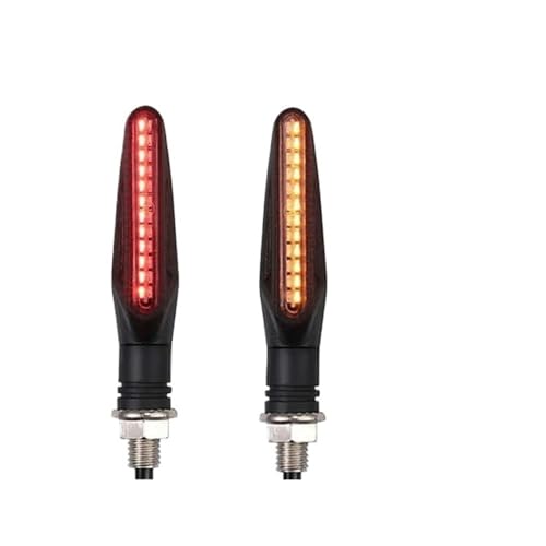 Clignotants LED moto défilement séquentiel étanches avec feux de jour DRL