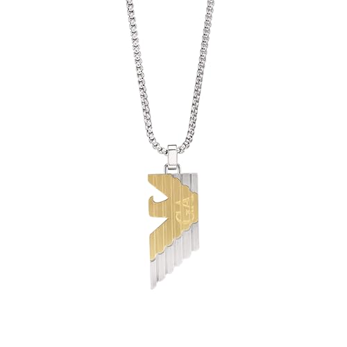 Image of Emporio Armani Stainless Steel Pendant or Chain Necklace for Men