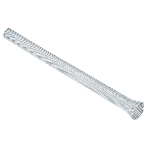 uxcell 13.78''x0.76'' Spring Tube Bender for Pipe O.D. 3/4'', Bending Spring for Copper Tubing, Spiral Spring Bender for Copper, Aluminum and Thin Wall Steel Tubing, Silver