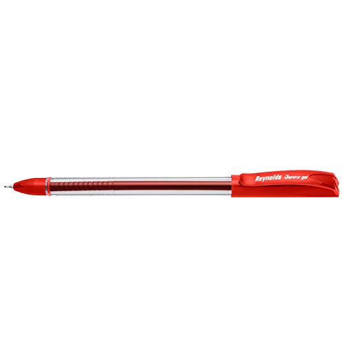 Reynolds Jiffy Bolígrafo Gel 0.5mm Rojo Pack 40 miniatura 3