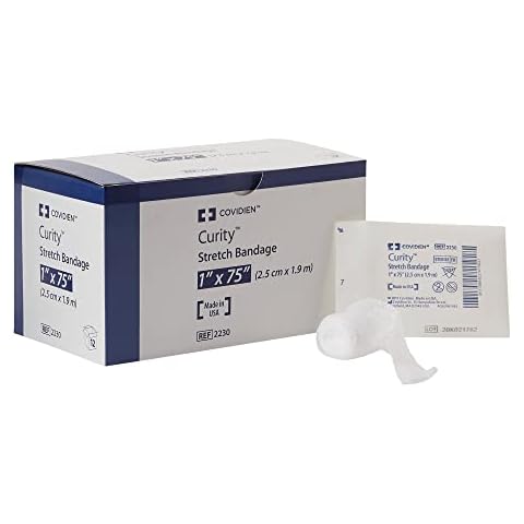 Curity Stretch Bandages Sterile 1"X75" 12 Each / 1 Box / Bag Cover