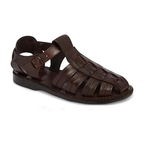 Jerusalem Sandals Barak Leather Closed Toe Sandals Cover